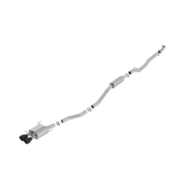 BORLA 140777CB Cat-Back "S-Type" 2.75", 2.25" D RD RL AC IC 4.25" RD x 6.13" HONDA CIVIC SI 1.5L Turbo MT FWD 2DR