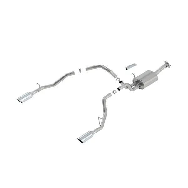 BORLA 140307BC Cat-Back "S-Type" 3", 2.5" 5" RD x 15.25" RAM TRUCKS 1500 5.7L V8 AT