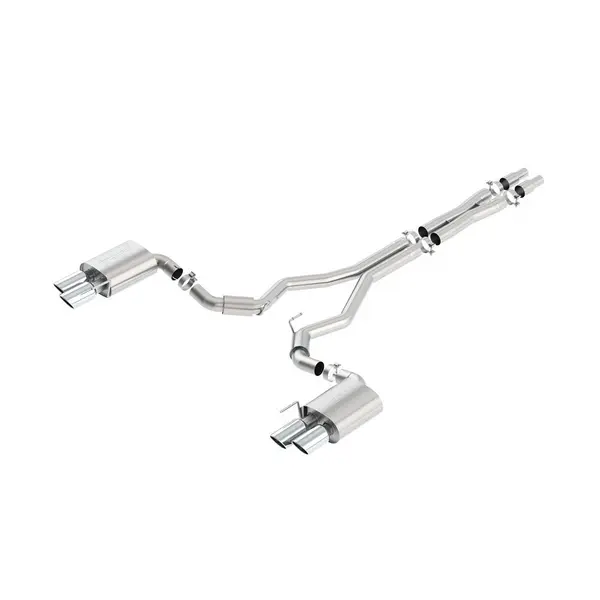 BORLA 140745BC Cat-Back "S-Type" 3.0" D RD RL AC 4" RD x 9" FORD MUSTANG GT 5.0L V8 AT / MT