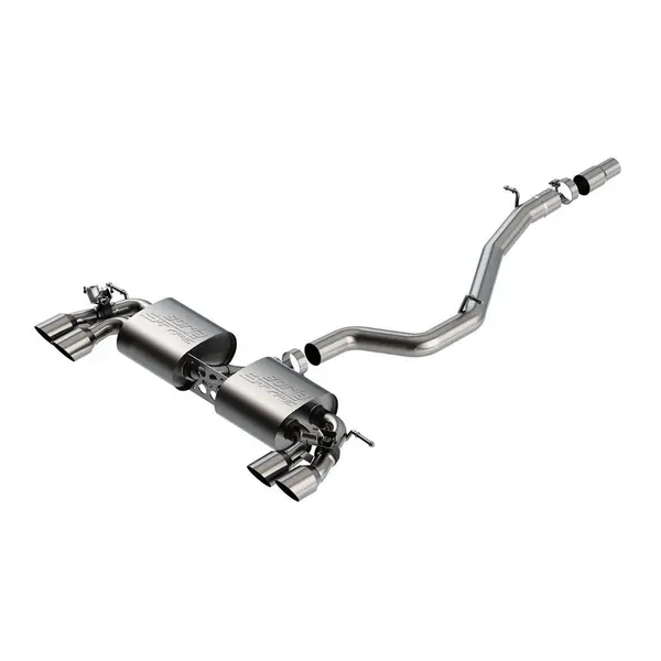 BORLA 140830SB Cat-Back Exhaust S-Type Golf R MK7.5 2018-2019