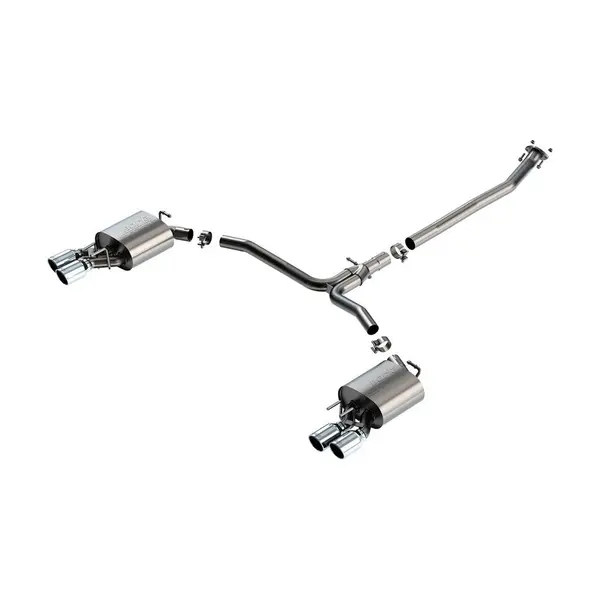 BORLA 140853 Cat-Back Exhaust System 2.5", 2.25", S-Type (3.5" RD X 6" Tips) for TOYOTA Camry XSE 2.5L i4 2018-2024