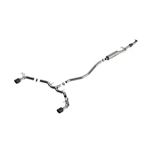 BORLA 140922CFBA Cat-Back Exhaust System S-TYPE 2.50", TIP 4.5" Carb,Fiber With Black Anodized Center for HONDA Civic 1.5L/ ACURA Integra 2022-2023