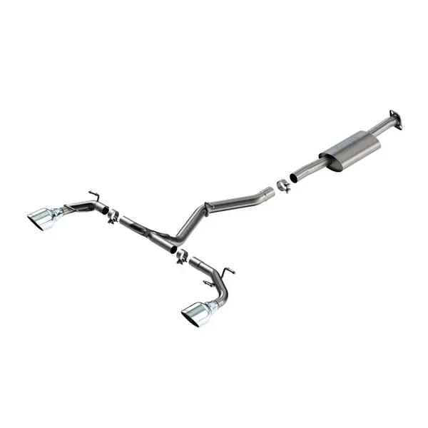 BORLA 140909 Cat-Back Exhaust System S-Type for SUBARU BRZ, TOYOTA GR 86 2022