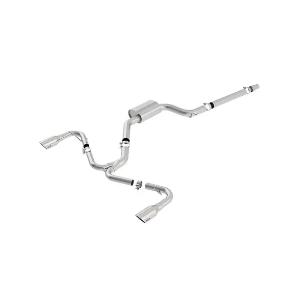 BORLA 140751SB Exhaust system "S-TYPE" TIP: 4" RD X 9.5" STAINLESS BRUSHED VW GTI MK7.5 2018 2.0L