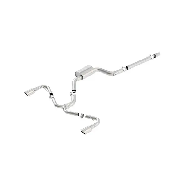 BORLA 140751 Exhaust system "S-TYPE" TIP: 4" RD X 9.5" VW GTI MK7.5 2018 2.0L