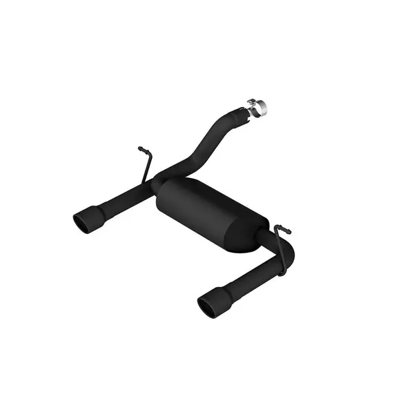 BORLA 11955CB Exhaust System Axle-Back Touring, 2.5" (3.5" Black Tips) for JEEP Wrangler 3.6L (JL / JLU) 2018-