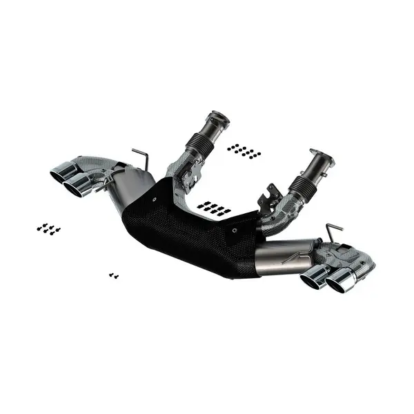 BORLA 140840 Exhaust System Cat-Back S-Type Polished T-304 Stainless Steel for CHEVROLET Corvette Stingray 2020-2023