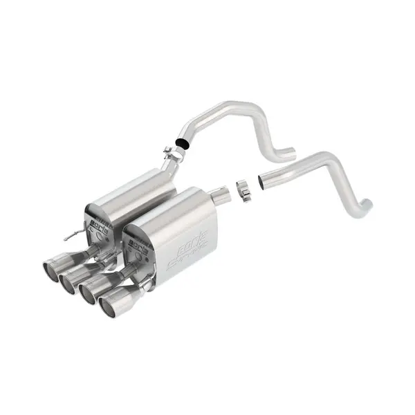 BORLA 11815 Rear Section C6 CORVETTE 2005-2008 S-Type II