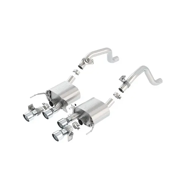 BORLA 11875 Rear Section, CORVETTE C7 V8-6.2L AFM / NPP, Tip №18, 2014-16, sound ATAK