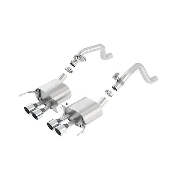 BORLA 11863 Rear Section, CORVETTE C7 V8-6.2L AFM, Without NPP, Tip №19, 2014-16, sound ATAK