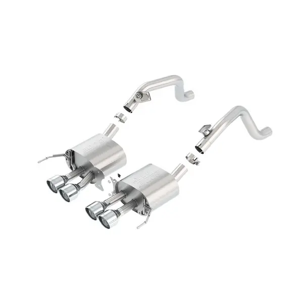 BORLA 11881 Rear Section, CORVETTE C7 V8-6.2L Without AFM / NPP, Tip №18, 2014-16, sound ATAK