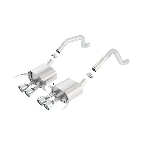 BORLA 11910 Rear Section, CORVETTE C7 Z06 V8-6.2L SC Without AFM / NPP, Tip №47, 2015, sound S-Type