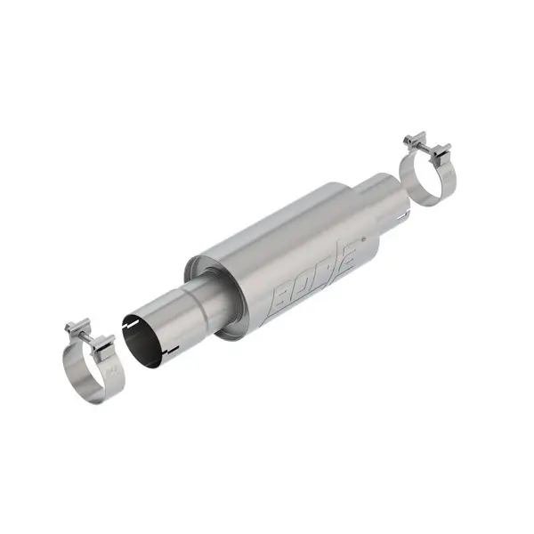 BORLA 60667 Resonator to dampen sound of Cat-Backs 3", 2.5" 5" RD x 15.25" RAM TRUCKS 1500 5.7L V8 AT