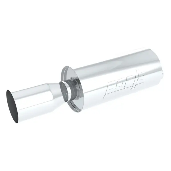 BORLA 40058 Rock-It - 2.25" Inlet Pipe - Single 4.5" Round Tip - Boomer Muffler