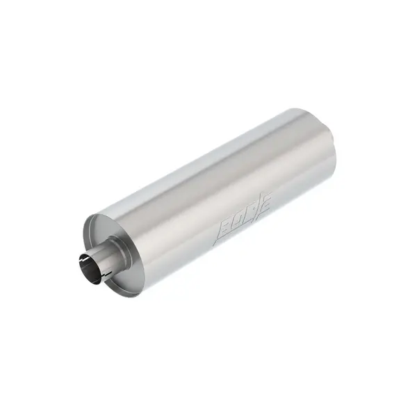 BORLA 401158 Specialty MUFFLER: Borla 2.75" IN/OUT 7.75" DIA. X 24" W/NOTCH "TOURING" SUPERSEDES #19131346