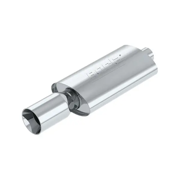 BORLA 40057 Thumper - 2.25" Inlet Pipe - Single 4" Round Tip - Boomer Muffler