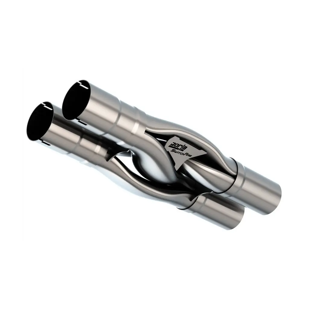 BORLA 60747 Universal X-Pipe SwitchFire, 3" (With Notches)
