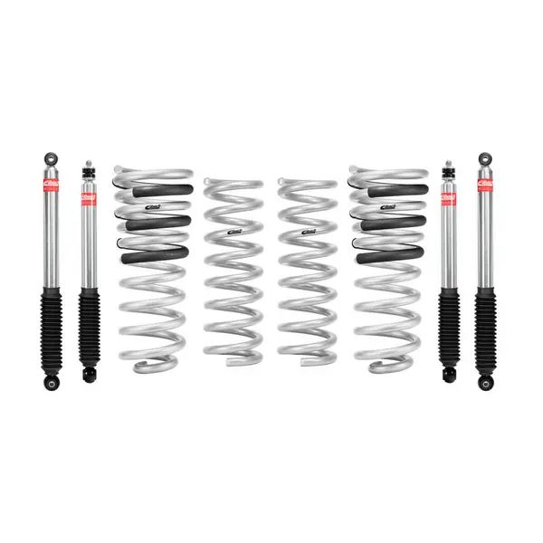 EIBACH E80-27-006-03-22 Set of 4 Shocks And 2 Front Springs Pro-Truck Lift for RAM 2500 6.7L 2014-2024