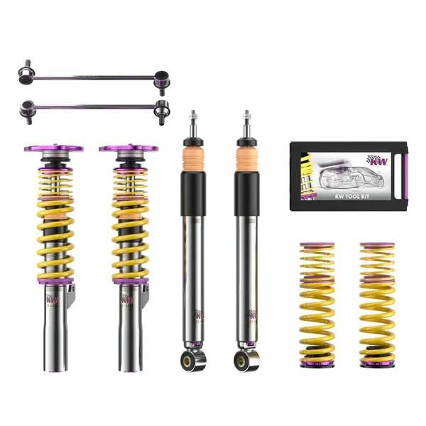 KW 35280842 Coilover Kit CLUBSPORT AUDI TT; (8J) coupé; 2WD, susp strut Ø 55mm 09/06-09/14