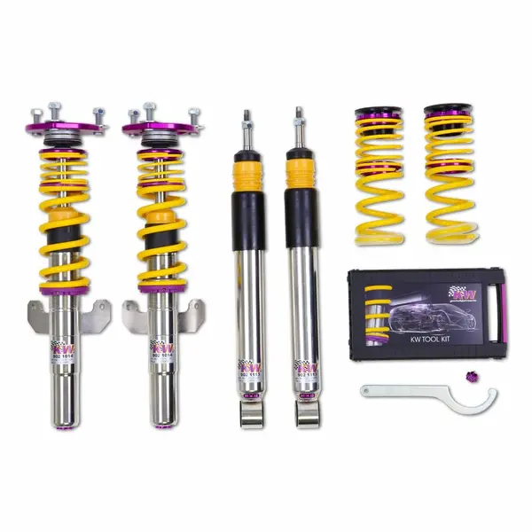 KW 35290833 Coilover Kit CLUBSPORT RENAULT Clio 3; (R) Inner Ø of the OEM top mount FA 33mm 07/10-