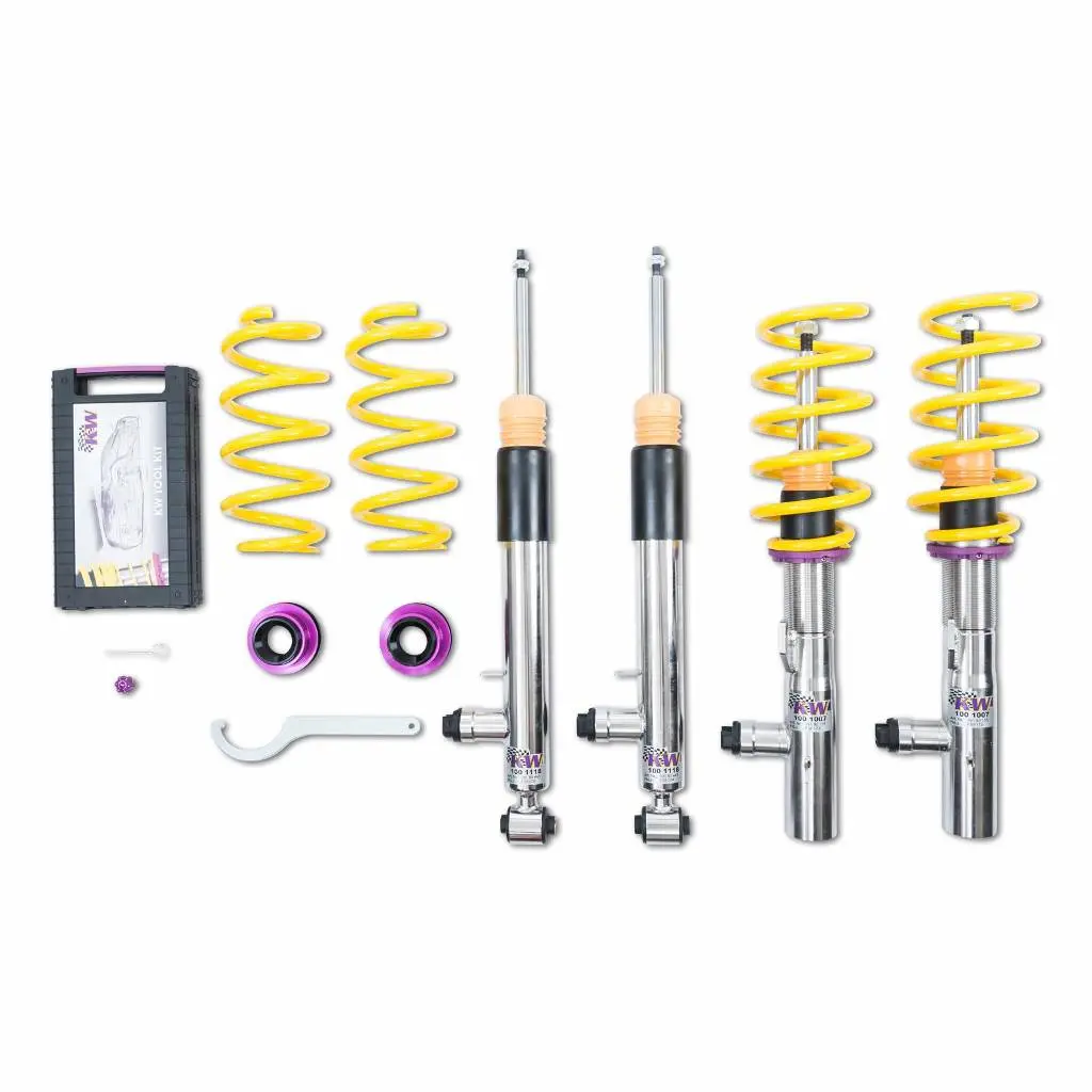 KW 39080042 Coilover Kit INOX DDC PLUG & PLAY VW Golf VII; (AU, AUV) 08/14-