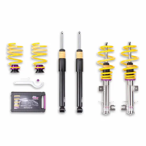 KW 10240016 Coilover Kit INOX V1 FIAT Punto, Punto Evo, Grande Punto;