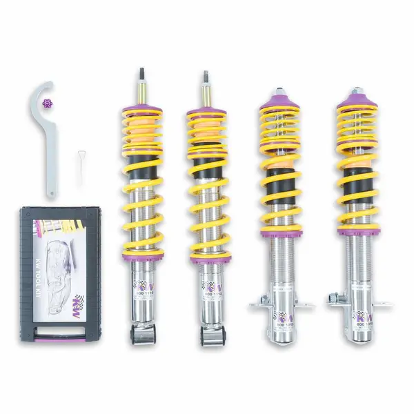 KW 10280001 Coilover Kit INOX V1 VW Golf I, Jetta I;