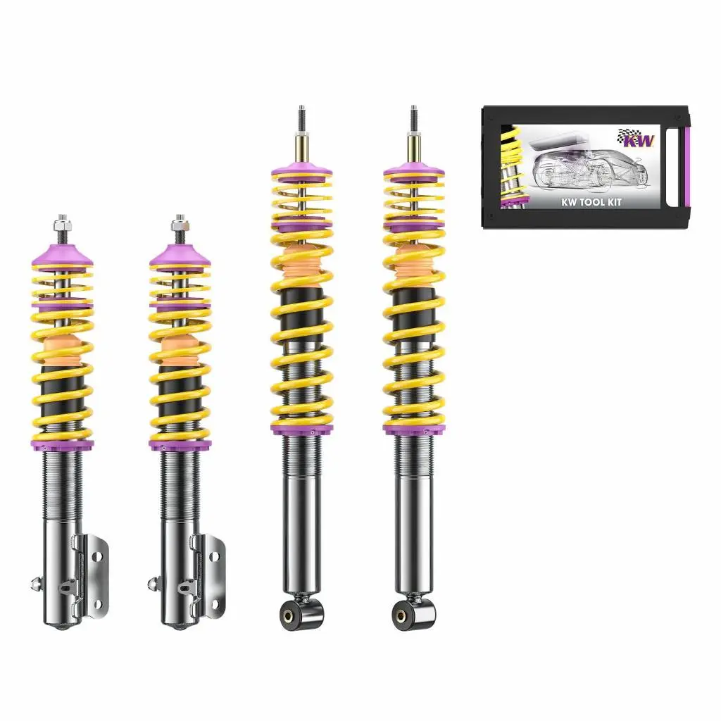 KW 10280002 Coilover Kit INOX V1 VW Golf II, Jetta II;