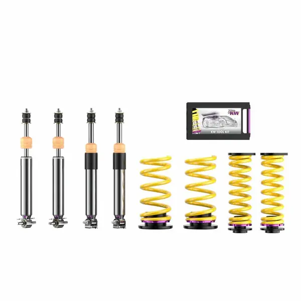 KW 352250AL Coilover Kit INOX V3 for MERCEDES-BENZ S-Class Coupe (C126) 1980-1991