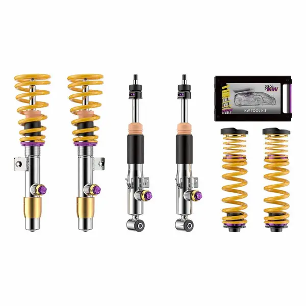 KW 3A7200EB Coilover Kit V4 (incl. Deactivation Electronic Dampers) for BMW M2 (G87) / M3 (G80) / M4