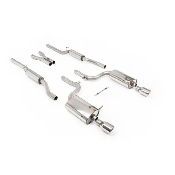 MILLTEK SSXAU296 Cat-back 100mm GT100 AUDI A4 3.0 V6 B6 quattro Saloon Avant&Cabriolet