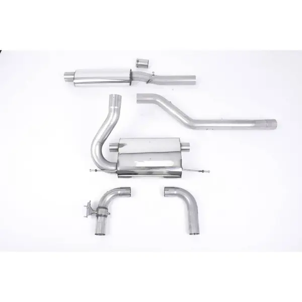 MILLTEK SSXFD255 Cat-back 115mm JET-115 ECA FORD Focus Mk3 RS 2.3L EcoBoost 4wd 5-Door Hatchback