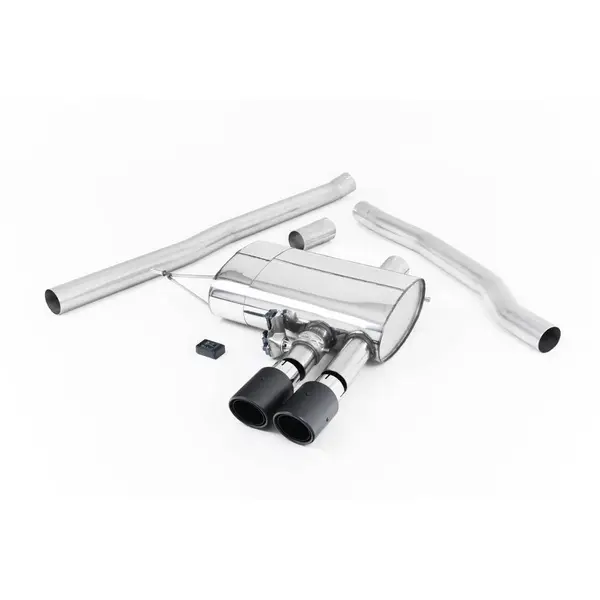 MILLTEK SSXM439 Cat-back 90mm Carbon Jet NEW MINI Mk3 (F56) MINI COOPER S 2.0 Turbo