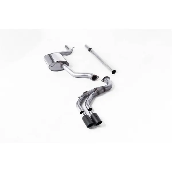 MILLTEK SSXVW522 Cat-back 90mm Carbon Jet VW Golf Mk7.5 1.5TSI Evo GT & R-Line