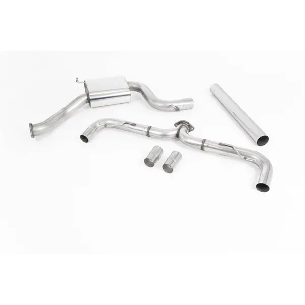 MILLTEK SSXVW463 Cat-back Dual 100mm GT100B VW Golf MK7.5 GTi (Non Performance Pack Models)