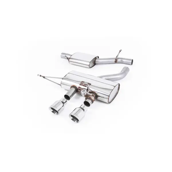 MILLTEK SSXVW163 Cat-back Dual GT100 ECA VW Golf Mk6 R 2.0 TFSI 270PS