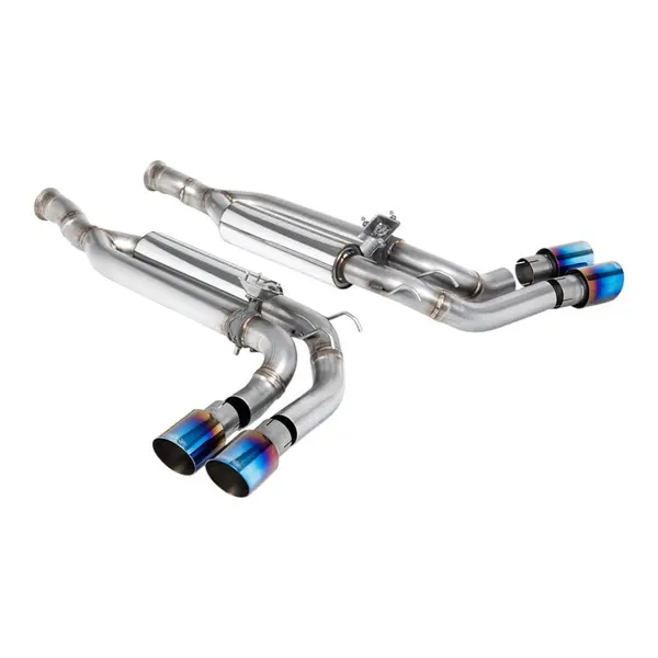 MILLTEK SSXMZ167 Cat-Back Exhaust, 2.5" (Blue Titanium GT-90 Trims) for MERCEDES-BENZ G63 EU (W463) GPF/OPF 2019-