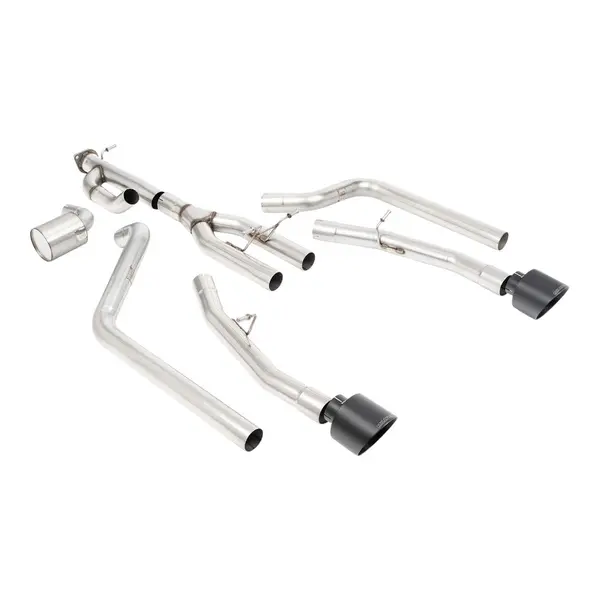 MILLTEK SSXRAM110 Cat-Back Exhaust, 3" (GT-139 Cerakote Black Tips) for RAM 1500 Rebel 3.0 TT 2025-