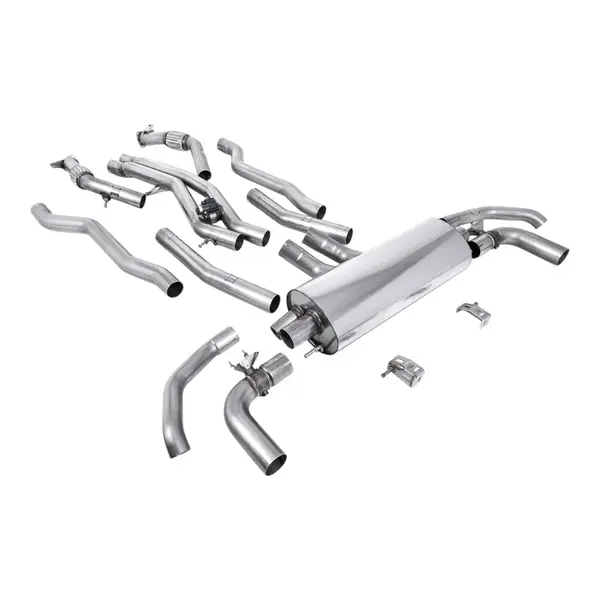 MILLTEK SSXAU1025 Cat-Back Exhaust, 3" for AUDI SQ7 4.0 2020-