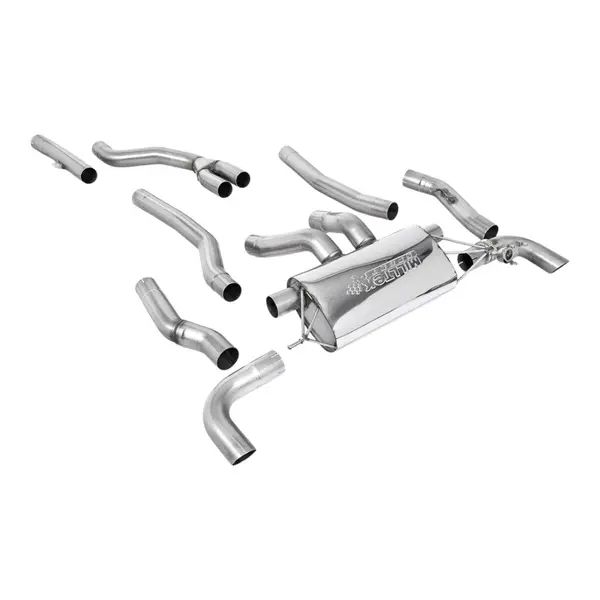 MILLTEK SSXBM1254 Cat-Back Exhaust, 3" for BMW M240i XDrive (G42) Non-OPF/GPF