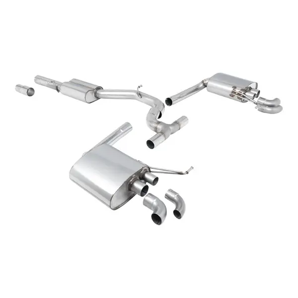 MILLTEK SSXVW721 Cat-Back Exhaust, 3" for VW Arteon 2.0 TSI 280ps 2022-
