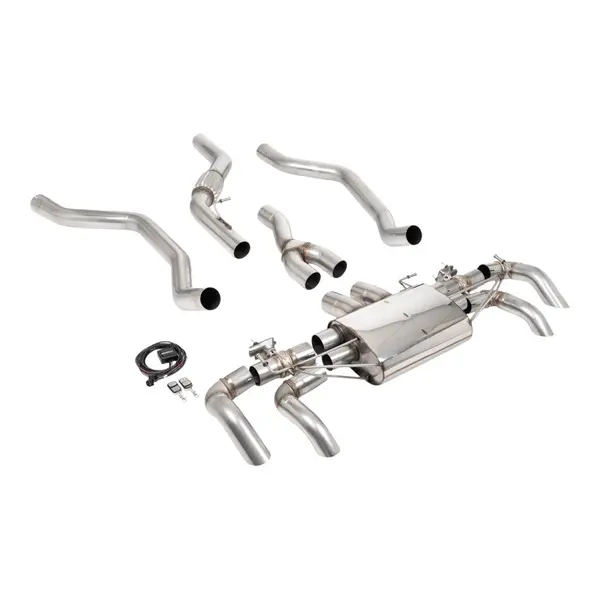 MILLTEK SSXLR252 Cat-Back Exhaust, 3.15'' (Downturn Tips) for LAND ROVER Range Rover Vogue L460 SWB (P400) 2022-