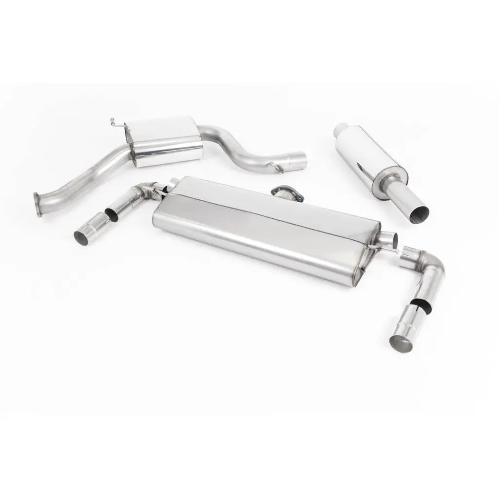 MILLTEK SSXVW466 Cat-back GT-100 ECA VW Golf MK7.5 GTi (Non Performance Pack Models)