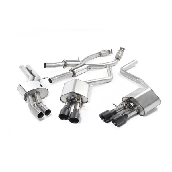 MILLTEK SSXAU464 Cat-back Quad 100mm GT100 AUDI S8 4.0 TFSI quattro Tiptronic