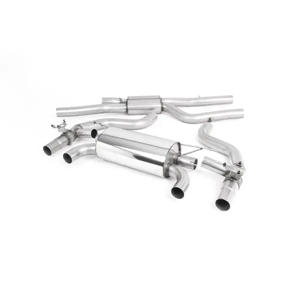 MILLTEK SSXBM1081 Cat-back Quad 90mm GT90 BMW 2 Series F87 M2 Competition Coupé