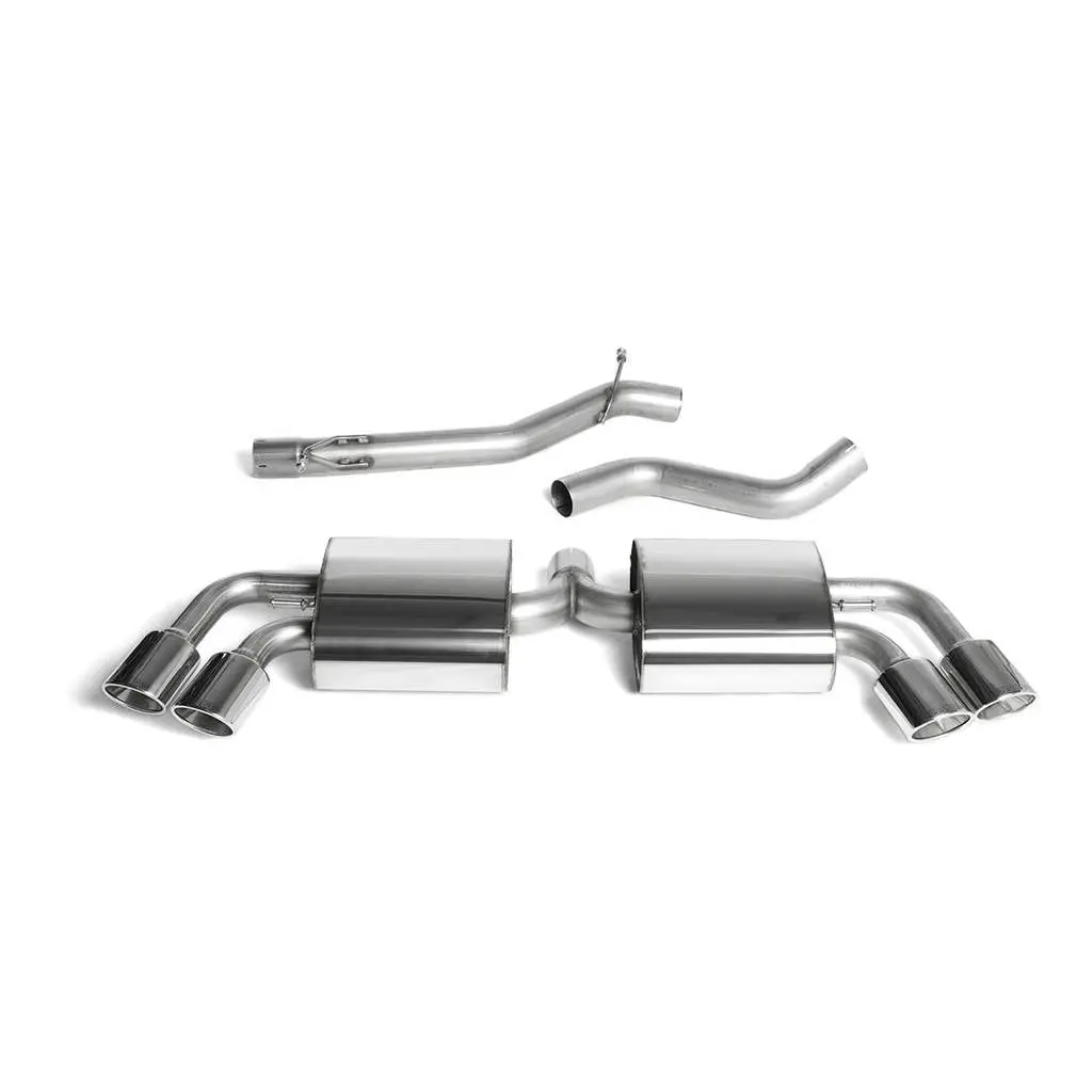 MILLTEK SSXAU292 Cat-back Quad Special AUDI TT Mk2 TTS quattro