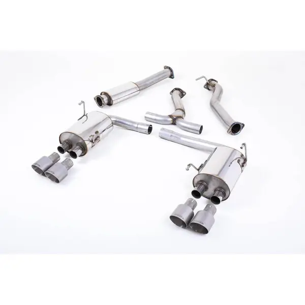 MILLTEK SSXSB045 Cat-back Quad Titanium GT100 SUBARU Impreza WRX STi Saloon/Sedan