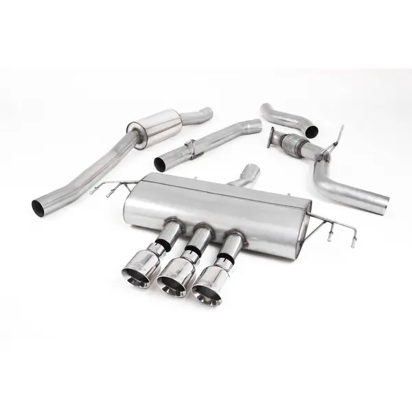 MILLTEK SSXHO247 Cat-back Triple 100mm GT100 HONDA Civic Type R FK8 2.0 i-VTEC