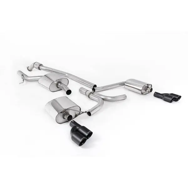 MILLTEK SSXAU660 Cat-back Twin 80mm GT ECA AUDI A5 Cabriolet 2.0 TFSI 2WD and quattro (manual only)