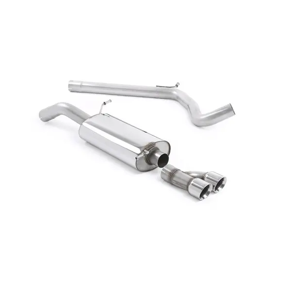 MILLTEK SSXVW155 Cat-back Twin 80mm GT80 AUDI A1 1.4 TFSI S line 150PS ACT